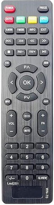 J.K. WEBSHOP WN-70 LED251 LCD/LED Smart Tv Remote Control Compatible For Weston (EXACTLY SAME REMOTE WILL ONLY WORK) Remote Controller(Black)