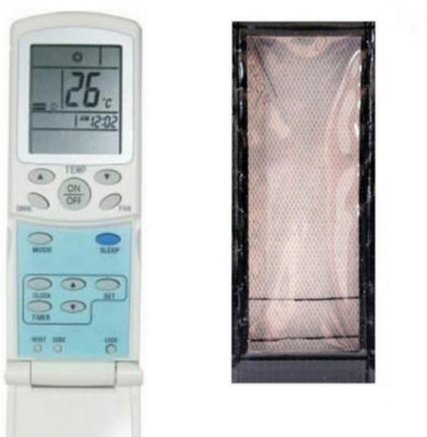 Ethex C-8 Re-98 Remote With cover (Remote+Cover) Ac Remote compatible for Haier Ac Remote Controller(White)