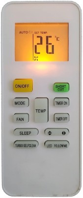 BhalTech 142 AC Remote Control with Display Light Compatible For  Bluestar AC Remote Controller(Gray)