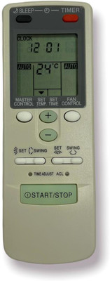 miracles in hand MIH47 AC REMOTE COMPATIBLE FOR (NIGHT GLOW TEMP KEYS) O GENERAL AC Remote Controller(Grey)