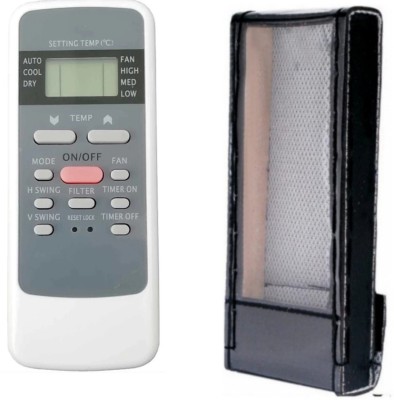 Ethex C-11 Re-137 Remote With cover (Remote+Cover) Ac Remote compatible for Hitachi Ac Remote Controller(White)