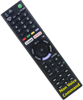 MIFKRT Compatible with Sony Bravia TV Remote Control RM-L1370 Non Voice Command Sony Bravia TV, RM-L1370 NON VOICE & NON GOOGLE ASSISTANT Remote Controller(Black)
