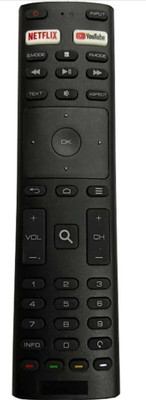 RISHI ENTERPRISES THIS REMOTE IS COMPATIBLE FOR TV REMOTE WITHOUT VOICE COMMAND (MA-90E3) MARQ Remote Controller(Black)