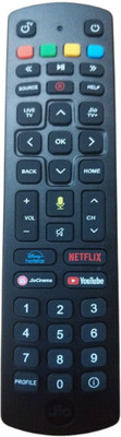 Tke  Box with Voice Control(AWA) jio Fiber Remote Controller(Black)