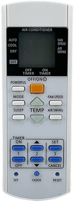 7SEVEN 29C Model 1 1.5 2 Ton Split or Window Air Conditioner Panasonic AC Remote Remote Controller(White)