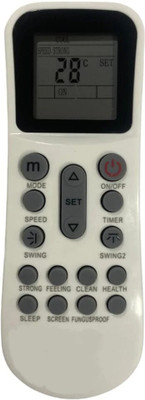 Woniry AC Remote Control with Light Compatible for Lloyd AC Remote with Backlight GODREJ, LLYOD, ELECTROLUX, BLUESTAR Remote Controller(White)