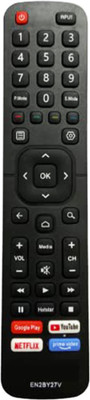 V4 Gadgets ® Remote Control EN2BY27V Compatible for  VU LED TV Remote Controller(Black)