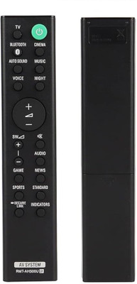 Kritex Remote Compatible for Sony SOUNDBAR Remote, RMT-AH500U Remote Controller(Black)