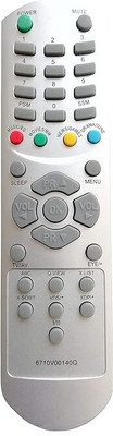 HDF Replacement Remote Control Compatible for LG TV Remote Universal Remote 6710V00140J(Please Match The Image with Your Old Remote) LG CRT TV Remote Controller(Grey)