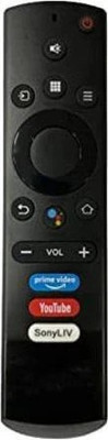 hybite Voice Assistant Remote Control Compatible with Smart 4k led tv Thomson/kodak (with Voice and Google Assistance) Remote Controller(Black)