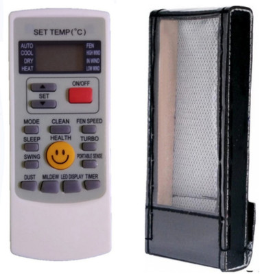 Ethex C-5 Re-45A Remote With cover (Remote+Cover) Ac Remote compatible for Voltas/Aux Ac Remote Controller(White)