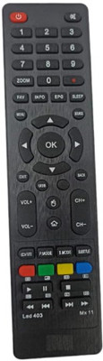 Tke Miromax LED LCD TV (2024) MICROMAX Remote Controller(Black)