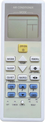 MechFox AC Remote Control Compatible Split/Window Air Conditioner | Model No. AC-157B | Panasonic Remote Controller(White)