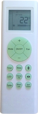ERNIL Ac Remote Compatible for Bluestar AC 201A ( Please Match The Image with Your Old Remote ) Remote Controller(White)