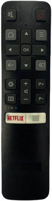 mumax Remote No. L029P Netflix Function (No Voice), Compatible  Smart TV LCD/LED TCL Remote Controller(Black)