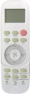 LipiWorld 194A AC Remote Control (Old Remote Exactly Same Remote Will Only Work) Compatible For Haier AC Remote Controller(Grey)