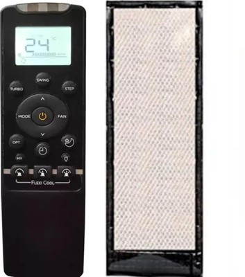 Kritex ,PU Leather Cover Holder. Protective Cover for 235O, Carrier AC Remote Control Remote Controller(Black)