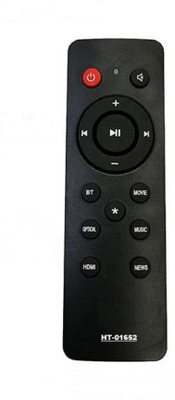 Akshita HT-01652 Home Theater Sound Bar System Remote Control JBL SOUNDBAR SB100 HT Remote Controller(Black)