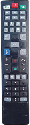 BhalTech Smart LED TV (No Voice) Remote Control (Voice Not Work) (Old Remote Exactly Same Remote Will Only Work) Compatible for Sansui Tv Remote Controller(Black)