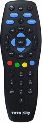 Tata Sky TataSky New body remote Universal Genuine Remote Controller TataSky Remote Controller(Black)