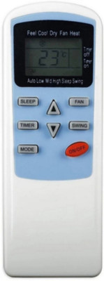 Ethex ® Re-41 Ac Remote compatible for Tcl/Videocon/Kenstar Ac (Match all functions with your Remote before placing order) ( check all images) Remote Controller(White)