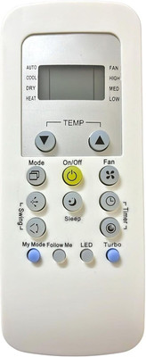 Paril Air Conditioner Remote Compatible For Carrier AC 148A CARRIER Remote Controller(White)