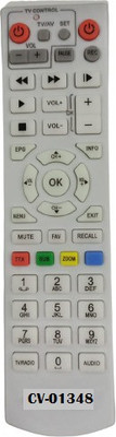 Akshita CV-01348 STB Compatible For Set Top Box Remote Control CATVISION Remote Controller(White)