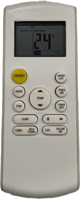 SHIELDGUARD AC Remote Control 184C Compatible for Onida AC Remote Controller(White)