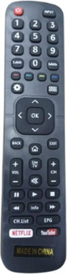 Tke  Vu Smart LCD/LED TV Remote No.YT.NFLXFNC Lloyd Remote Controller(Black)