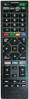 Darahs Bravia Led Lcd Sony Tv Remote Controller(Black)