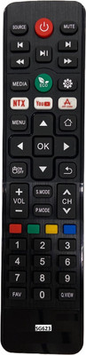 SHIELDGUARD Remote Control 623 Compatible for Croma LED TV Remote Controller(Black)