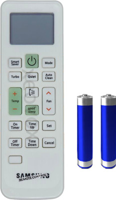 Xeovox samsung Ac Remote DB63-02827A 11115U DB93 11115K 90 Split Window 1 1.5 2 Ton Samsung, ( With AAA Batteries ) Remote Controller(White)