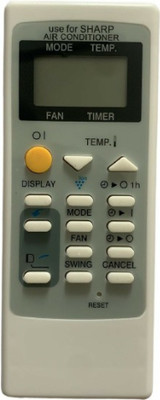 NixGlobal 76A AC Remote Compatible with SHARP AC Remote Controller(White)