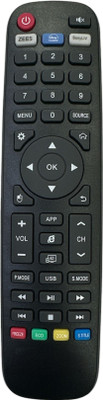 Xpecial SAN-SUI HYU-DAI Remote with Zee5 Disney Function Compatible with SANSUI / HYUNDAI 4K SMART LED LCD TV Remote Controller(Black)