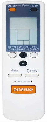 RISHI ENTERPRISES THIS REMOTE IS COMPATIBLE FOR  AC REMOTE O GENRAL Remote Controller(White)