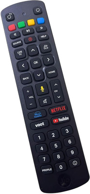 MARS Remote Control Compatible Voice Remote for Fiber Set Top Box Featuring Voice Control Jio Fiber Set Top Box Remote Controller(Black)