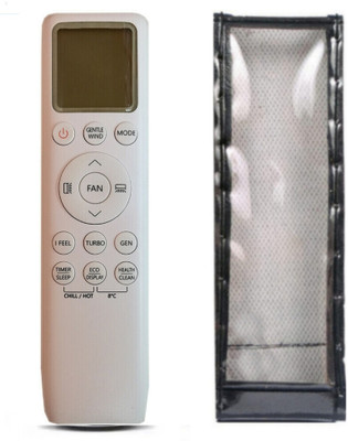 Ethex C-25 Re-241A Remote With cover (Remote+Cover) Ac Remote compatible for TCL Ac Remote Controller(White)