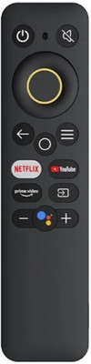 Gezok Realme Smart TV Remote Smart TV Bluetooth Remote without Voice Function/No Voice Realme Remote Controller(Black)