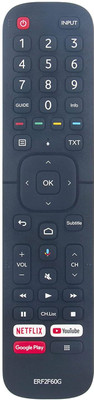 Nij TV ERF2F60G TV Voice Command HD Smart Android LED TV Remote Control HISENCE TV Remote Controller(Black)