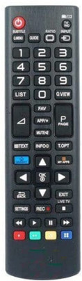 Kritex Compatible with LG LED/LCD Plasma 3D TV Remote Control Remote Controller(Black)