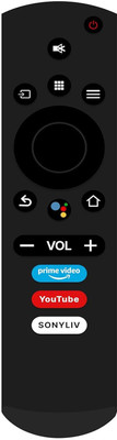NeroEdge Thomson  Original Remote Control Compatible With Smart Led Tv (With Voice) Thomson Remote Controller(Black)