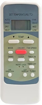 7SEVEN Compatible for Blue Star AC Remote Original 78 Model Suitable 1 1.5 2 Ton Split and Window Air Conditioner BLUE STAR ac Remote Controller(White)