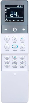 BhalTech 311(0) AC Remote Control With Display Light Backlight Compatible For  Lloyd AC Remote Controller(Grey)
