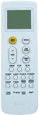V4 Gadgets Compatible Replacement Remote Control for Air Conditioner, (Model No-252 YY) O-General Remote Controller(White)