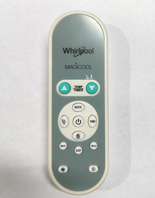 Harsh Enterprises Whirlphool(Original) AC Remote Control Whirlphool MAGICOOL AC remote control with Battery FREE Whirlphool 6th sense Remote Controller(Light Green)
