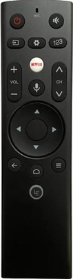 Woniry Remote control With Netflix Function Compatible For Le Smart tv Without Voice) LE Remote Controller(Black)