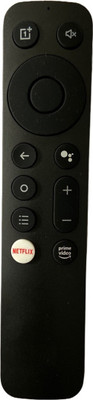 NixGlobal 0NE-PLUS NEW MODEL (without voice) Remote Compatible with ONEPLUS 4K 8K SMART OLED ANDROID LED LCD TV Remote Controller(Black)