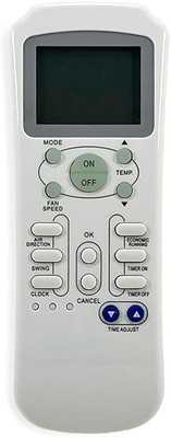 7SEVEN Compatible for Carrier Ac Remote Original R14A/E Model 82 Suitable for Split and Window Air Conditioner of 1 1.5 2 Ton Carrier ac Remote Controller(Black)