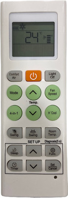 SHIELDGUARD AC Remote Control 594 Compatible for LG AC Remote Controller(White)
