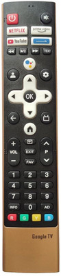 BhalTech Led Smart TV [Non-Voice] Remote (Without Voice) Compatible For  Blaupunkt Tv Remote Controller(Black)